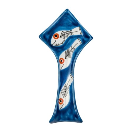 Kitchen handmade ceramic Spoon rest Itaca De Simone Pottery Kitchen handmade ceramic Spoon rest Itaca De Simone Pottery